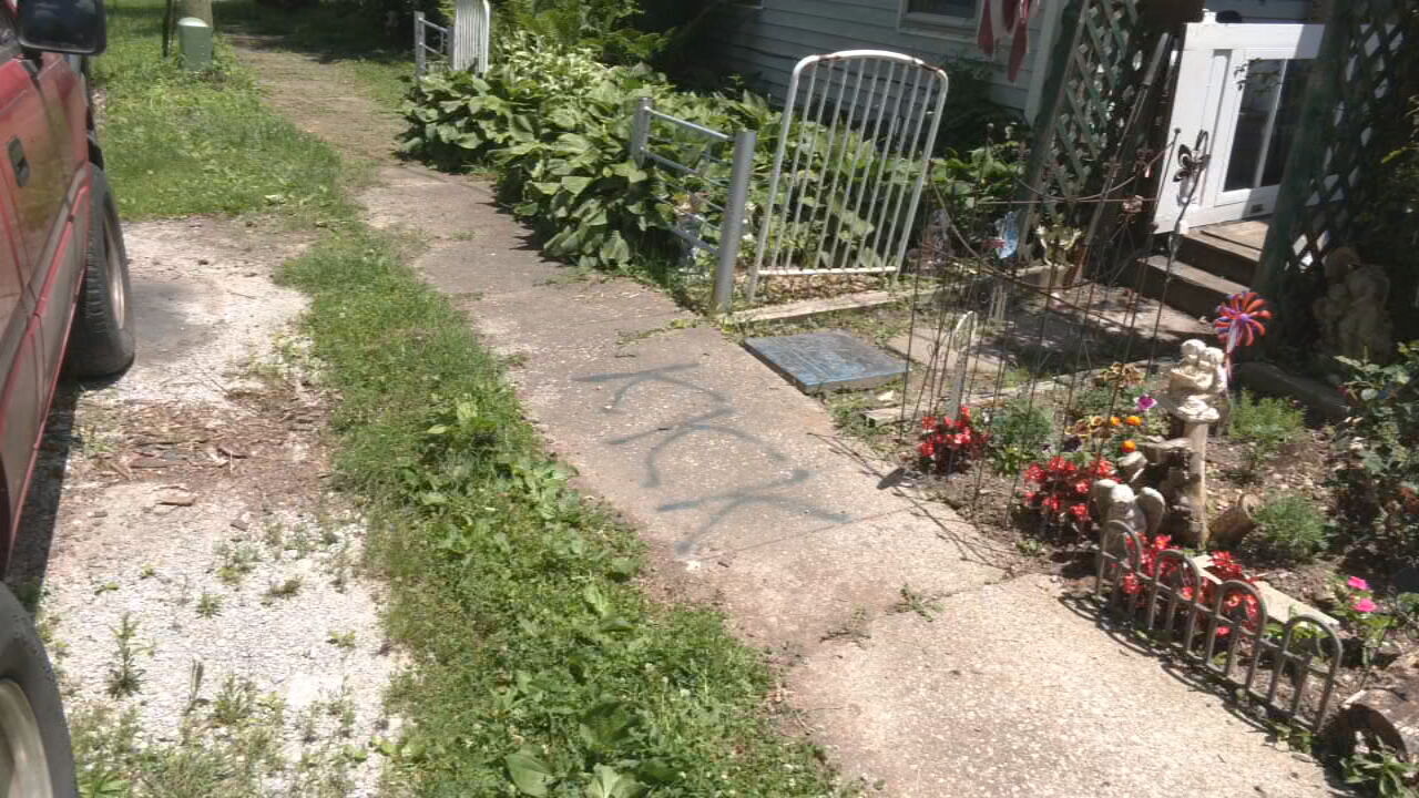 Vandalism at the Campbellsburg, Indiana, home of Brenda Wheat